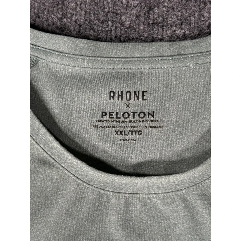 Rhone x Peloton Mens T-Shirt Bundle of 2 workout Gym Training XL Green